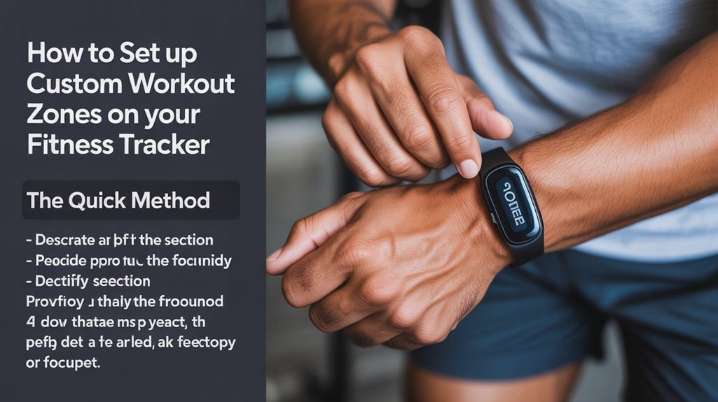 custom workout zone setup