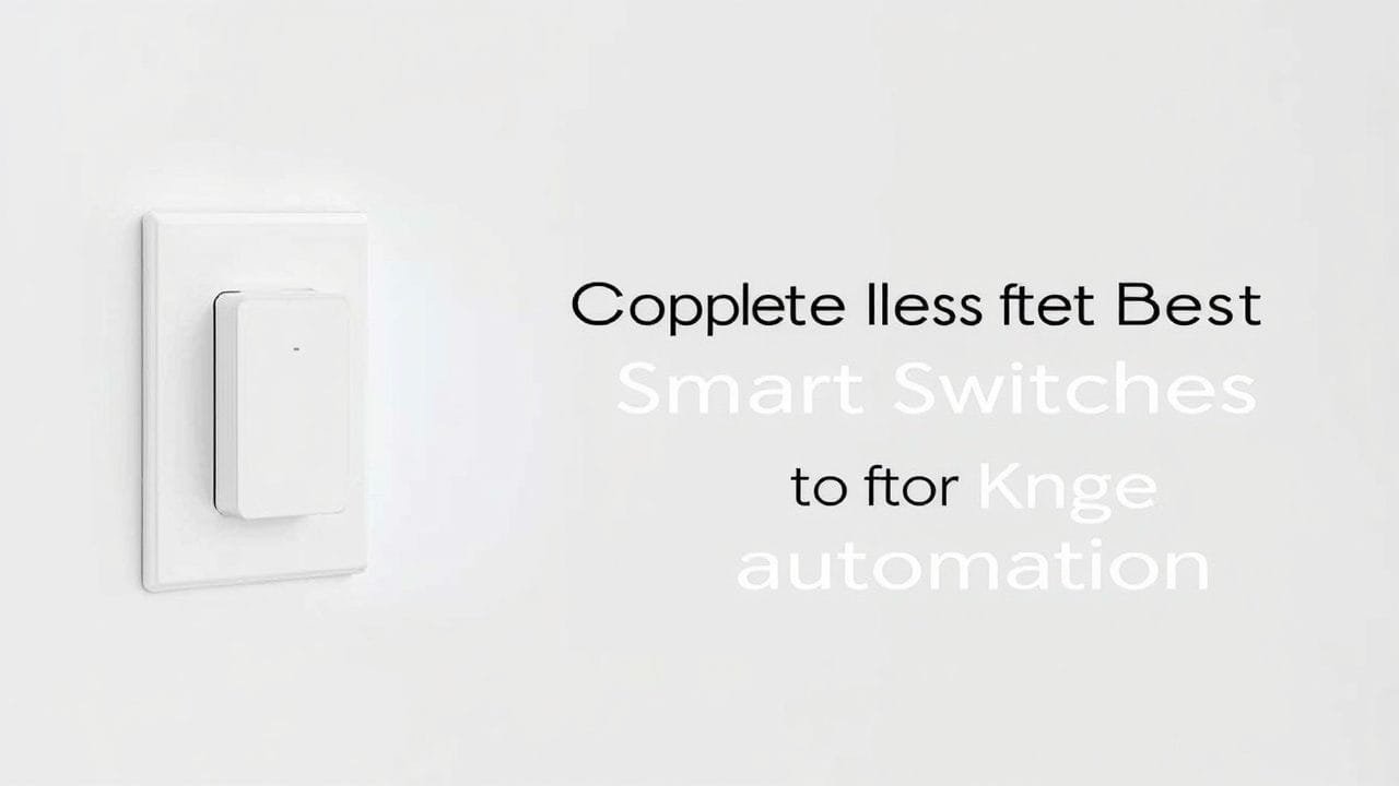 Complete Guide to Choosing the Best Smart Light Switches for Home ...