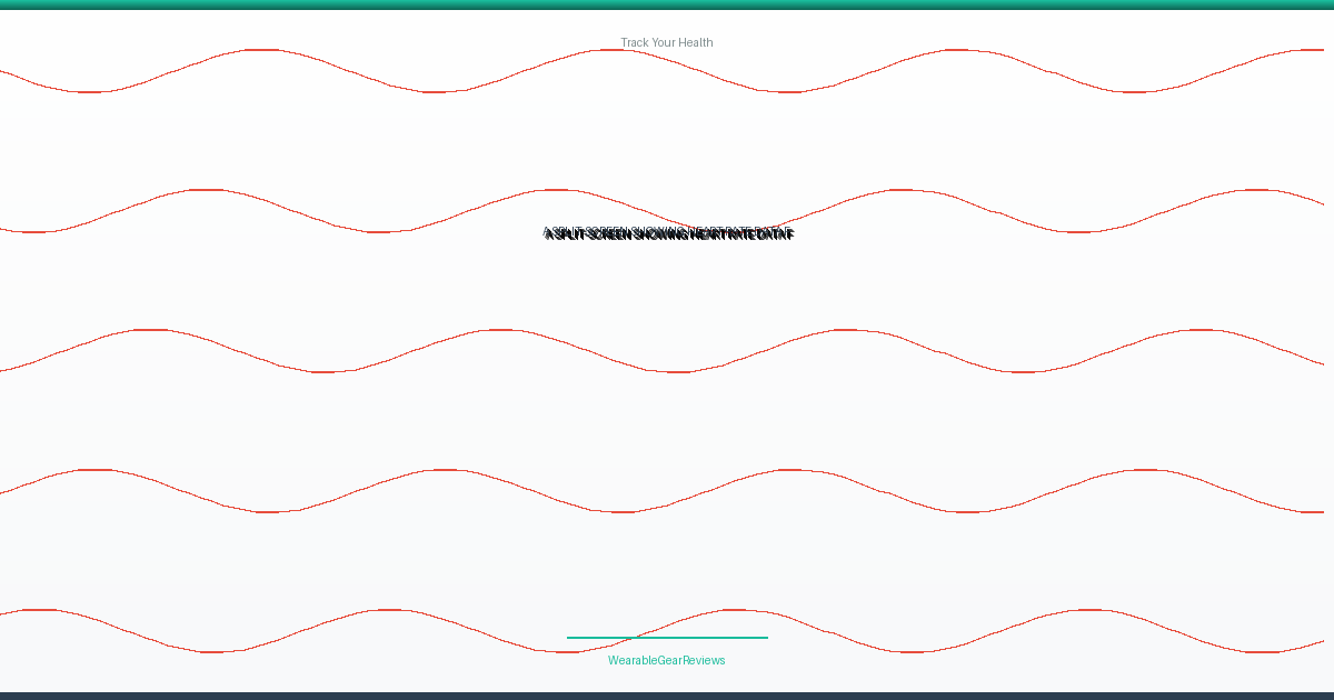fitness band comparison test - A split-screen showing heart rate data from a chest strap on one side and a fitn